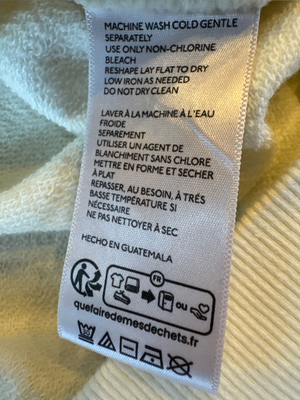 Pilcro - Anthropologie The Niki Bubble Cream Floral Sweatshirt Women's Size L - Picture 13 of 16